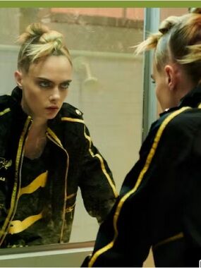 Balmain x Puma distressed black t-shirt with gold logo Sz M